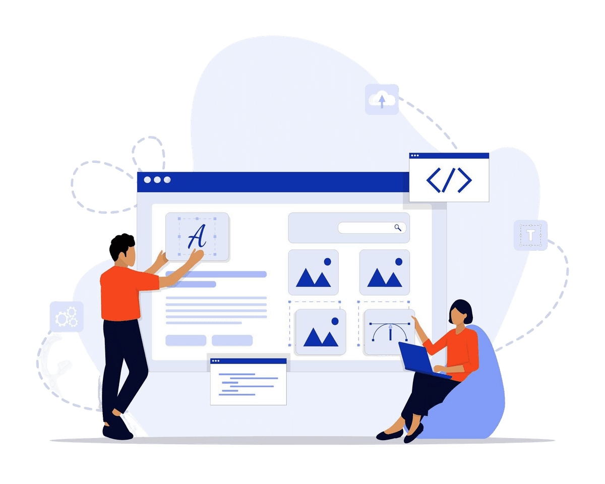 Website Development Illustration